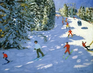 Gondel, österreichische Alpen, 2004